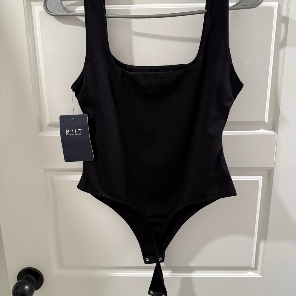 Women’s Bylt Black Square Neck Bodysuit